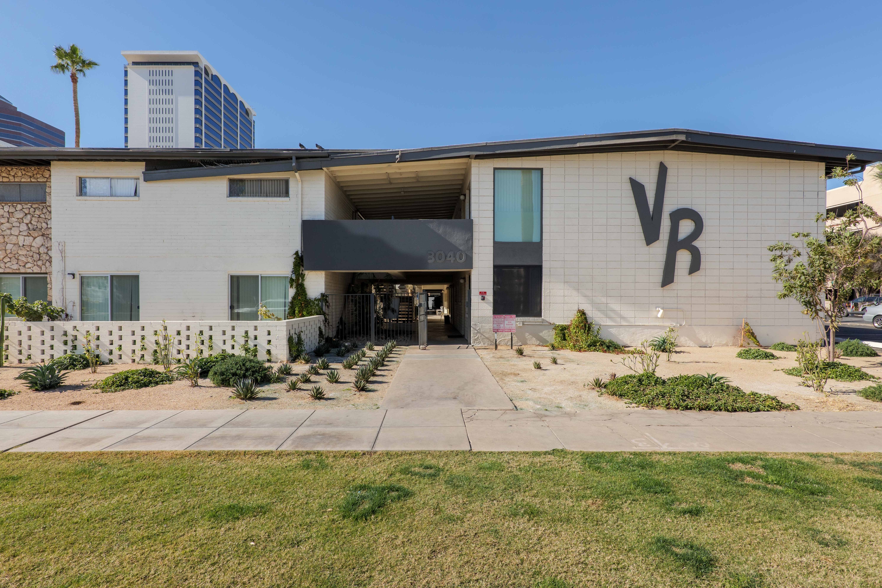 Building exterior at Villa Riviera.